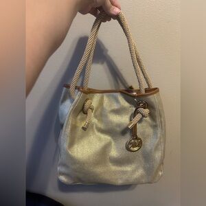 Michael Kors gold purse